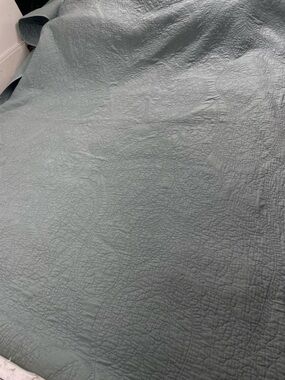 Classic Quilted Bedspread in Sage Green